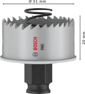 Bosch Accessories 2608594455 2608594455 Gatenzaag 51 mm 1 stuk(s)