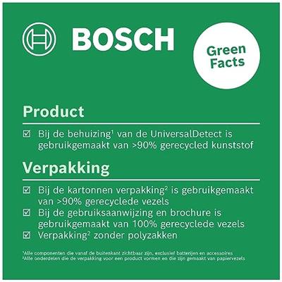 Bosch Home and Garden UniversalDetect Lijnvolging