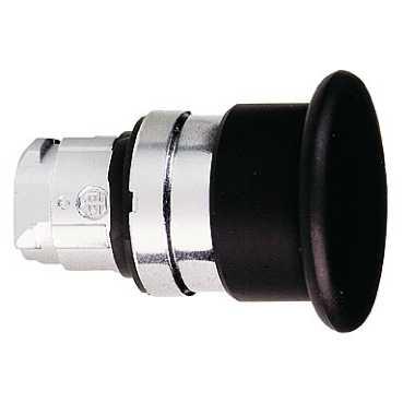 Schneider Electric ZB4BC2 ZB4BC2 Terugstelbaar (Ø) 22 mm Zonder markering Chroom, Zwart 1 stuk(s)