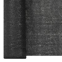 Privacynet 150 g/m² 3,6x50 m HDPE zwart - thumbnail