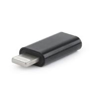 Gembird USB-C naar lightning adapter zwart - 9580175 - thumbnail