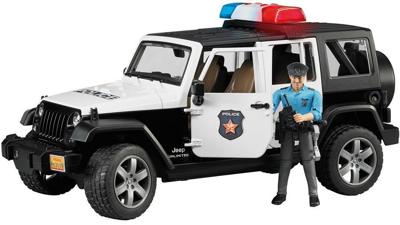 Bruder Jeep Wrangler Unlimited Rubicon politieauto met politieman 1:16