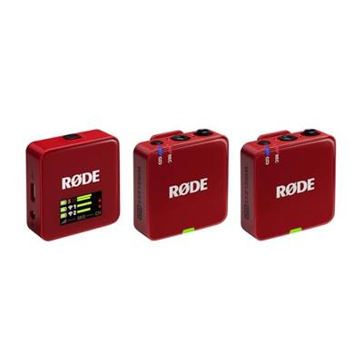 RØDE Wireless GO III Red - draadloos microfoonsysteem (rood)