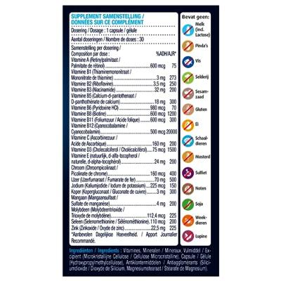 Lucovitaal WLS Multi Vitamine Mineralen 30Capsules Lucovitaal WLS Multi Vitamine Mineralen 30Capsules
