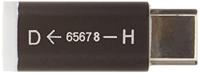 Delock 65678 USB 2.0 Adapter Micro-B female naar USB Type-C 2.0 male zwart - thumbnail