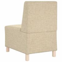 Fauteuil 55 cm stof crèmekleurig - thumbnail
