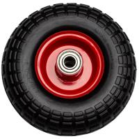 Los wiel 10'' massief rubber ijzeren velg voor steekwagen - thumbnail