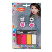 Basic Schminkset prinses + oorbellen - thumbnail