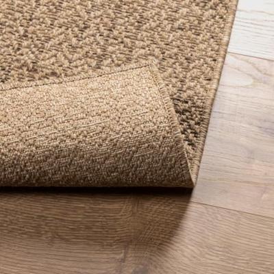 Vloerkleed ZIZUR binnen en buiten 200x290 cm jute look - thumbnail