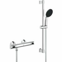 Grohe QuickFix Precision Flow thermostatische douchecombinatie chroom - thumbnail