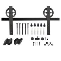 Intersteel Schuifdeursysteem Wheel - mat zwart - thumbnail