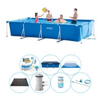 Zwembad Set - Intex Frame Pool Rechthoekig 450x220x84 cm - thumbnail