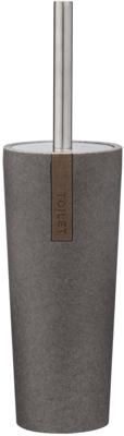 Toiletborstel met Houder Sealskin Pierra Polyresin Grijs
