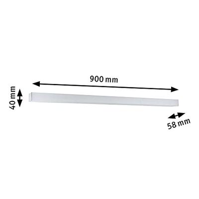 Paulmann HomeSpa Tova 78945 LED-spiegellamp Warmwit Chroom, Wit