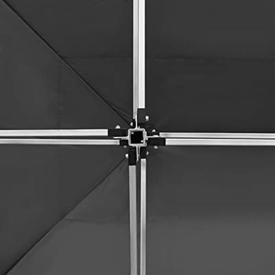 VidaXL Partytent professioneel inklapbaar 4,5x3 m aluminium antraciet