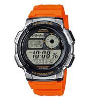 Casio WORLD TIME ILLUMINATOR Oranje (Ø 43 mm) Heren horloge - thumbnail