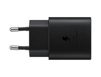 Samsung oplader met kabel 1m usb c 25w zwart - thumbnail