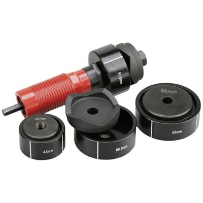 TOOLCRAFT TO-9610281 Stansinzetstukken Stanzformen: Ø43-65mm (Rundes Loch)