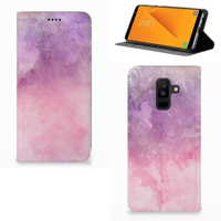 Bookcase Samsung Galaxy A6 Plus (2018) Pink Purple Paint - thumbnail