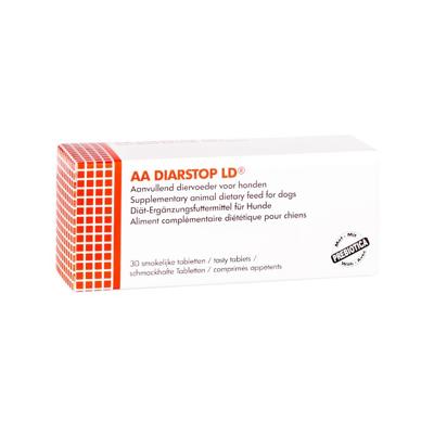 AA Diarstop LD voedingssupplement grote hond (tablet) 30 tabletten