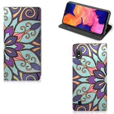 Samsung Galaxy A10 Smart Cover Purple Flower Samsung Galaxy A10 Smart Cover Purple Flower