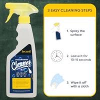 Securit reiningsspray voor krijt- en glasborden, flacon van 500 ml - thumbnail
