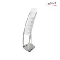 Deflecto 693145EUS 693145EU Brochurestandaard Zilver, Transparant (bevroren) DIN A4 1 stuk(s) Aantal vakken: 6 (b x h x d) 380 x 1250 x 420 mm - thumbnail