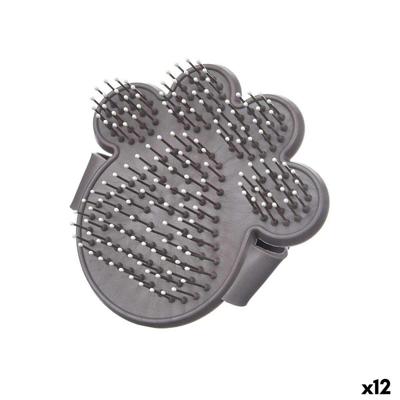 Hondenkam Mascow Grijs 10,5 x 10 x 3 cm (12 Stuks)