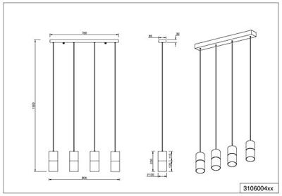 Trio Design eettafellampRobin - 310600432
