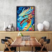 Blue Dragon Puzzel 1000 Stukjes - thumbnail