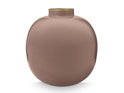 Pip Studio Metalen Vaas Bruin 23cm Pip Studio Metalen Vaas Bruin 23cm