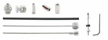 Elvedes Kabelset trommelrem 1.70m/2.35m rvs zwart