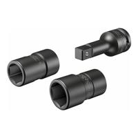 HAZET Dopsleutel FORD wielschroefverbinding 900SLG-1822/3 · 1/2 inch (12,5 mm) vierkant hol · Buiten-zeskant-tractieprofiel · 3-delig · 18 x 20 · 20 x - thumbnail