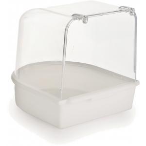 Badhuisje voor vogels wit Badhuisje voor vogels wit