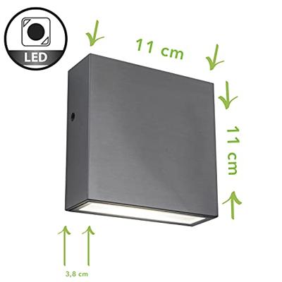 Lutec RVS wandlampGemini Xf design - 5104004001