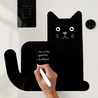 Magnetisch Schrijfbord In De Vorm Van Een Kat - Zwart Magnetisch Schrijfbord In De Vorm Van Een Kat - Zwart