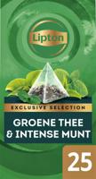 Thee lipton exclusive groene thee munt 25x2gr - thumbnail