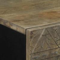 Dressoir 90x33x75 cm massief mangohout - thumbnail