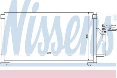 Condensator, airconditioning 94491