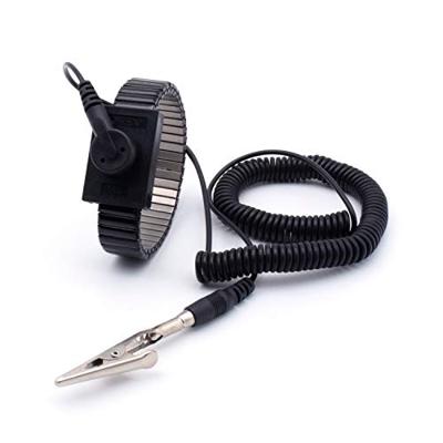 Quadrios ESD-armband Zwart Drukknop 10 mm