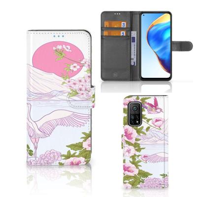 Xiaomi Mi 10T Pro | Mi 10T | Telefoonhoesje | Met pasjeshouder | Bird Standing