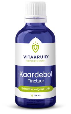 Vitakruid Kaardebol wortel tinctuur extractie volgens HAB 50