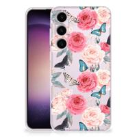 Samsung Galaxy S24 | TPU Case | Butterfly Roses - thumbnail