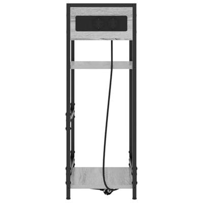 Nachtkastje met lade Grijs sonoma 40 x 27 x 76 cm Bewerkt hout Nachtkastje met lade Grijs sonoma 40 x 27 x 76 cm Bewerkt hout