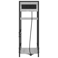 Nachtkastje met lade Grijs sonoma 40 x 27 x 76 cm Bewerkt hout - thumbnail