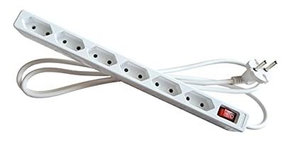 AS Schwabe 11314 Stekkerdoos met schakelaar Wit Contourstekker 1 stuk(s)