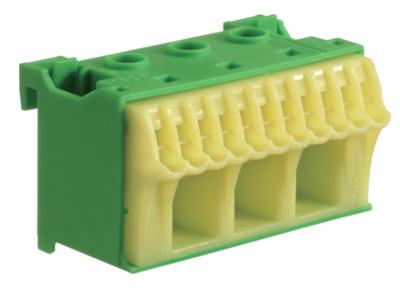 Hager KN14E PE-klem Flexibel: - Massief: - 1 stuk(s) Meerdere kleuren