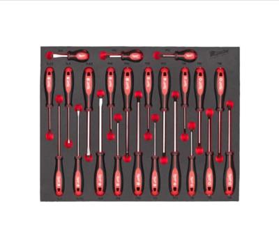 Milwaukee TOOLGUARD™ Foam inlay Tri-Lobe schroevendraaierset 23-delig - 4932479830