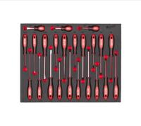 Milwaukee TOOLGUARD™ Foam inlay Tri-Lobe schroevendraaierset 23-delig - 4932479830 - thumbnail