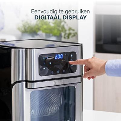 Princess Aerofryer Heteluchtoven 10 l 1500 W Met display Zwart, Zilver Princess Aerofryer Heteluchtoven 10 l 1500 W Met display Zwart, Zilver